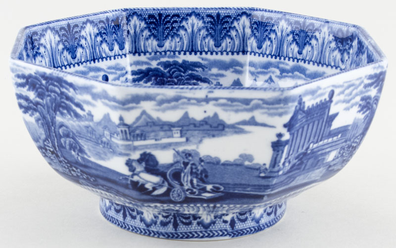 Bowl octagonal c1930